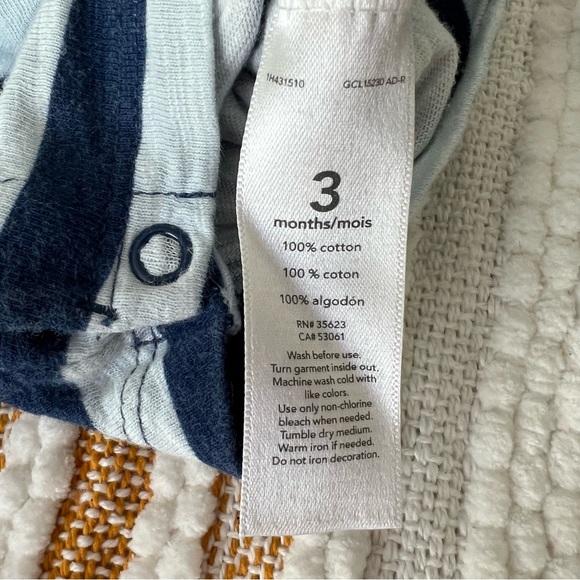 Carter's Baby Boys 4 Pack Rompers Size 3 M - Picture 12 of 17